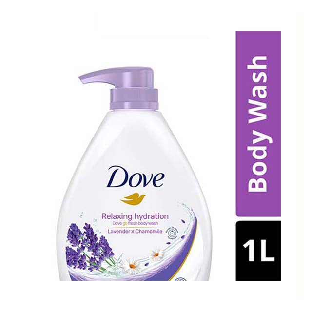 DOVE BODY WASH RELAXING HYDRATION 1L