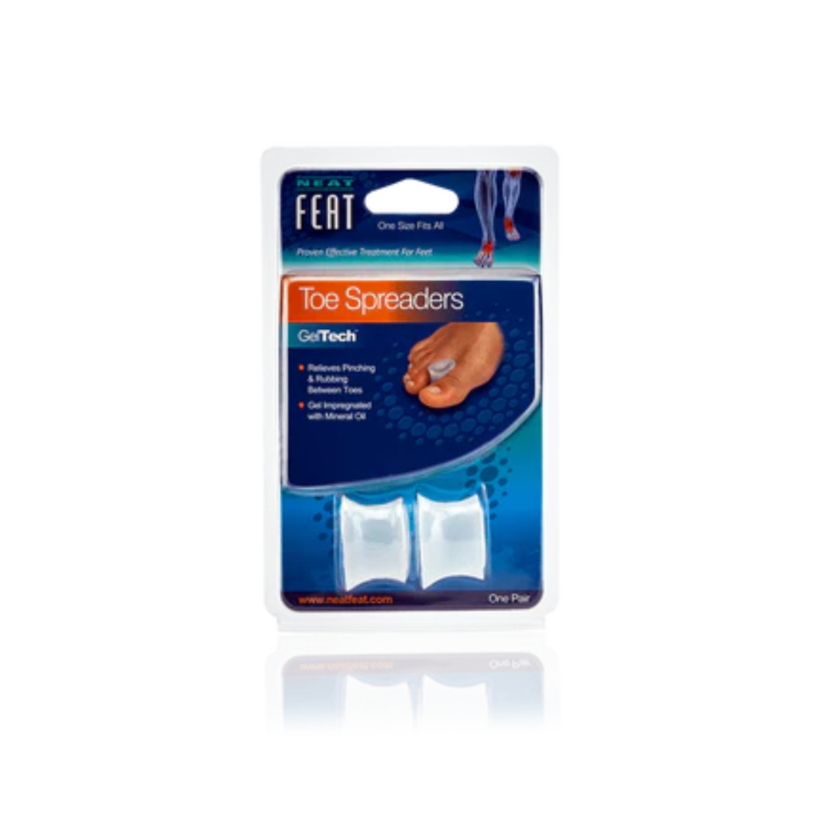 NEAT FEAT TOE SPREADERS GEL TECH 1S