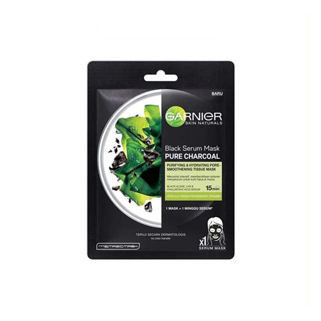 GARNIER PURE CHARCOAL MASK BLACK ALGAE