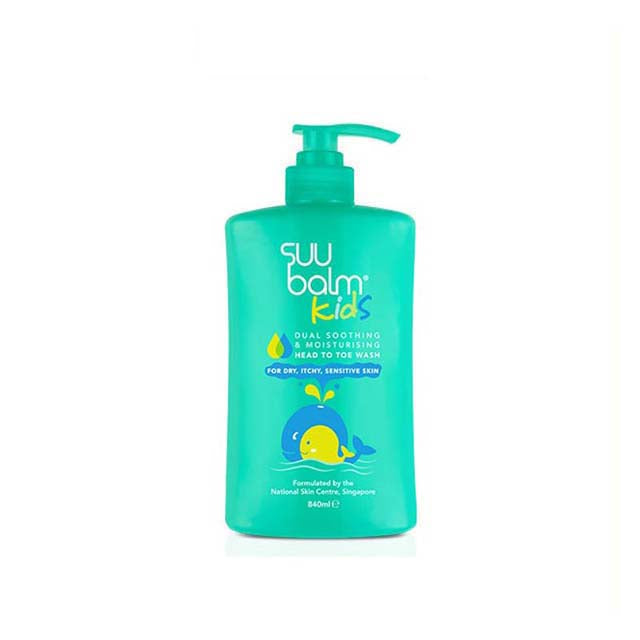 SUU BALM KIDS SOOTHING&MOISTURISING HEAD TO TOE WASH 840ML
