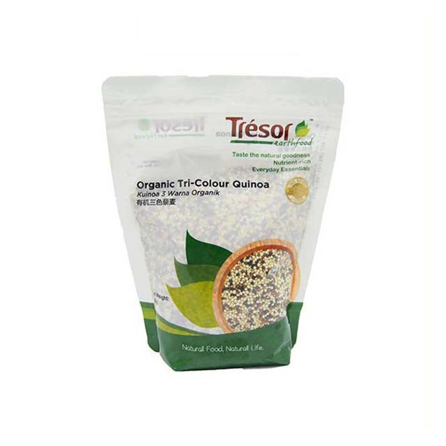 TRESOR WHOLLY 100% ORGANIC TRI-COLOUR QUINOA 500G