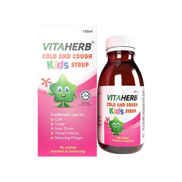 VITAHERB COLD AND COUGH CHILD SYRUP 120ML