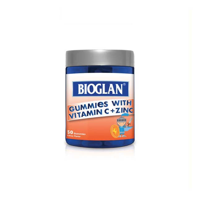BIOGLAN GUMMIES KIDS VITAMIN C + ZINC 50S