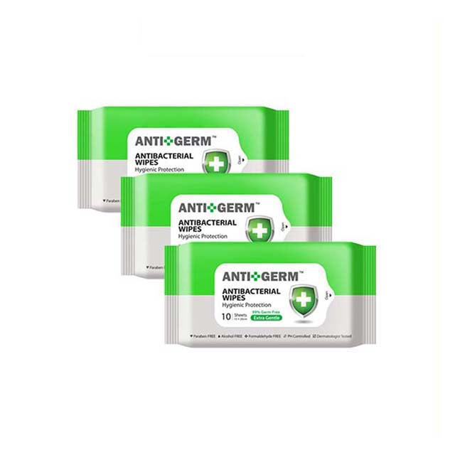 ANTIGERM WIPES 10SX3