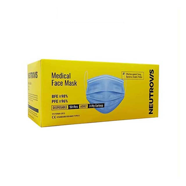 NEUTROVIS 3PLY ADULT MASK 50S
