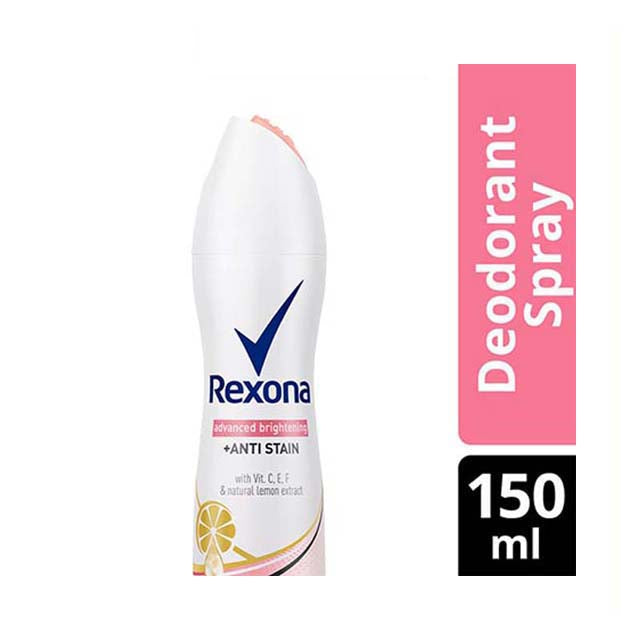 REXONA WOMEN DEODORANT SPRAY VITAMIN + BRIGHT VIT-C ANTI-STAIN 135ML