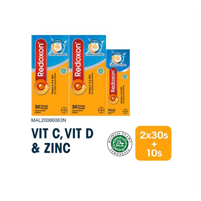 REDOXON TRIPLE ACTION EFFERVESCENT ORANGE 30SX2+10S