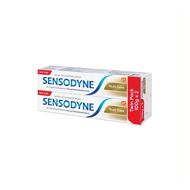 SENSODYNE MULTICARE TOOTHPASTE 100G X 2