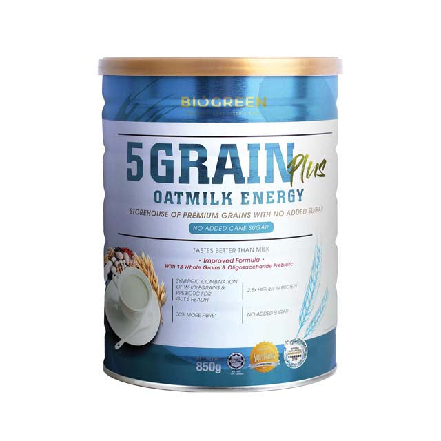 BIOGREEN 5GRAIN PLUS OATMILK ENERGY 850G