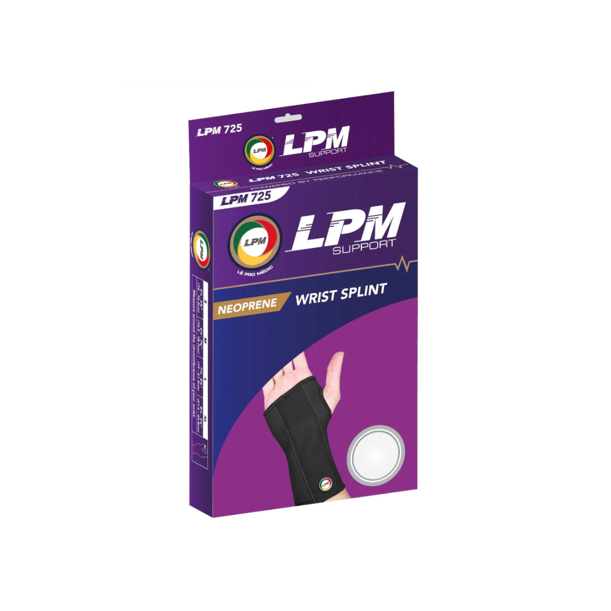 LPM WRIST SPLINT LEFT/RIGHT 725 XL