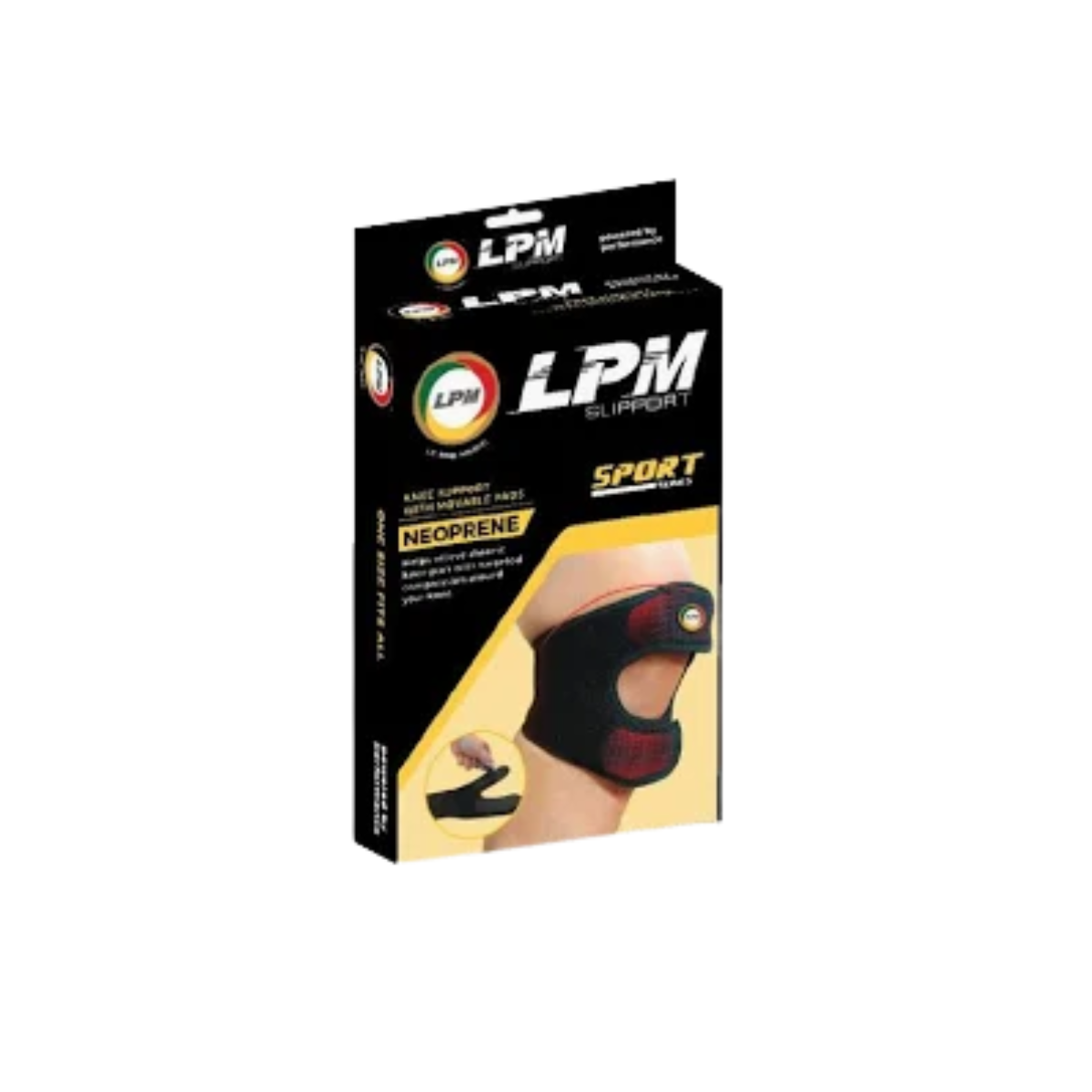 LPM KNEE SUPPORT W/MOVABLE PADS 790 FREESIZE