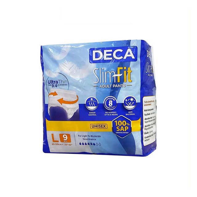 DECA SLIM FIT ADULT PANTS L 9S