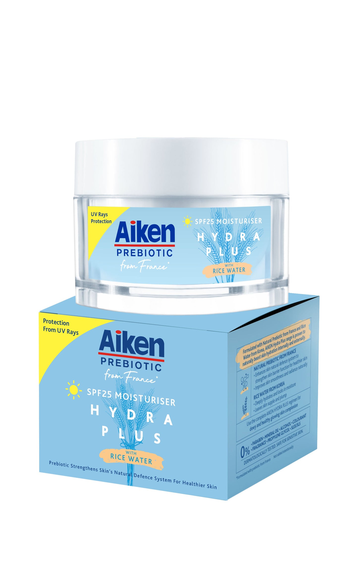 AIKEN PREBIOTIC HYDRA PLUS SPF25 MOISTURISER 40G