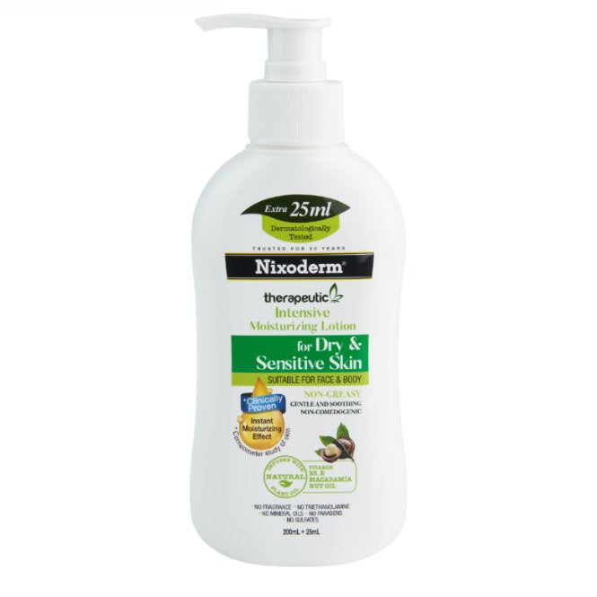 NIXODERM INTENSIVE MOISTURIZING LOTION 200ML + 25ML