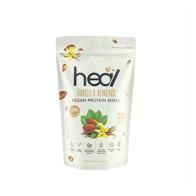 HEAL VANILLA ALMOND VEGAN PROTEIN SHAKE 525G