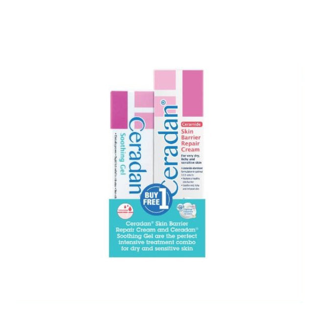 CERADAN SKIN BARRIER REPAIR CREAM 30G +SOOTHING GEL 10G