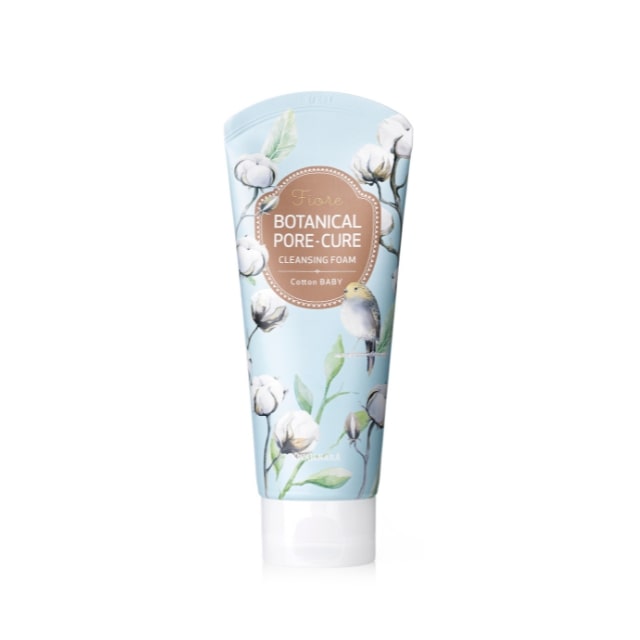 FIORE BOTANICAL PORE CURE COTTON BABY CLEANSING FOAM 120G