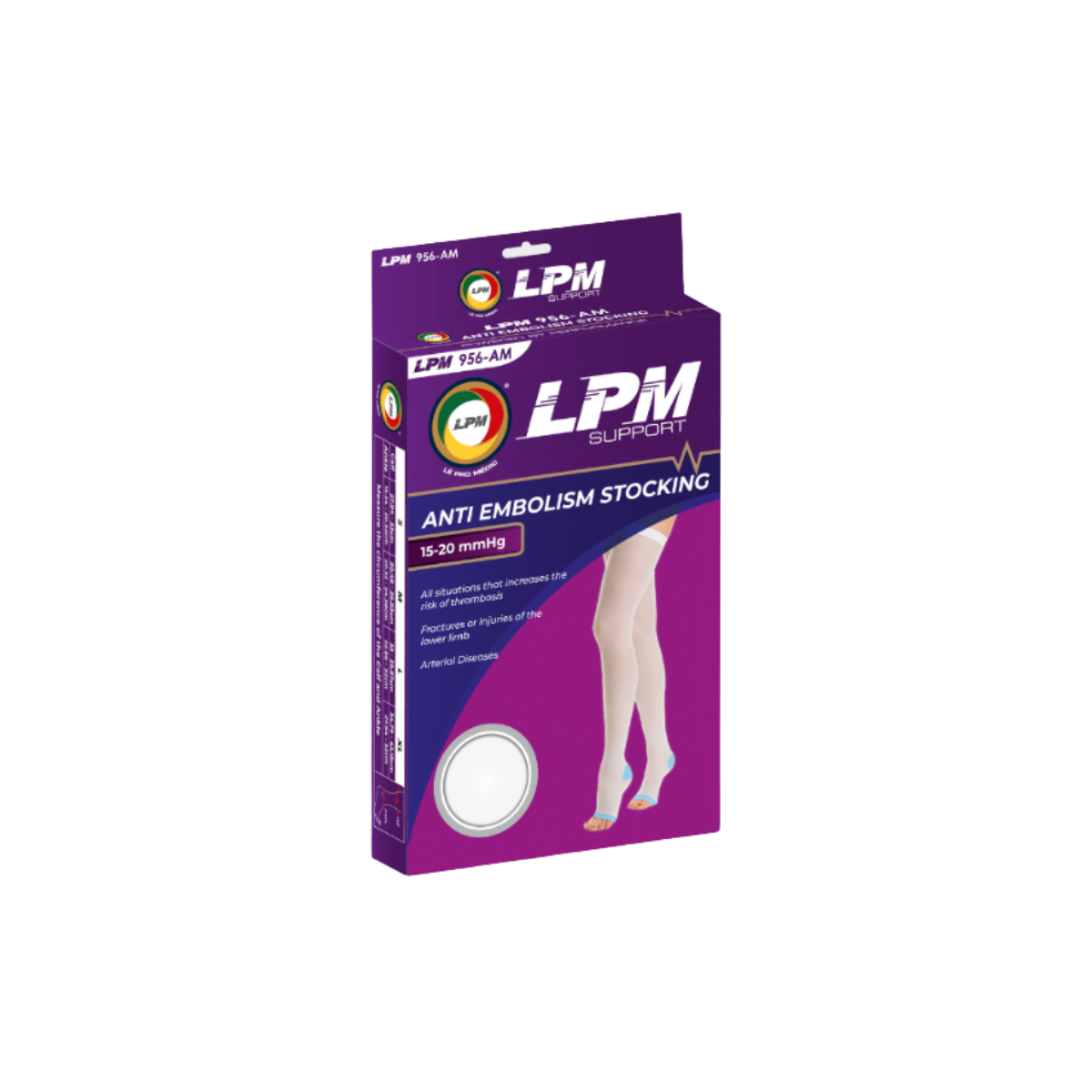 LPM 956-AM KNEE HIGH ANTI-EMBOLISM STOCKINGS L