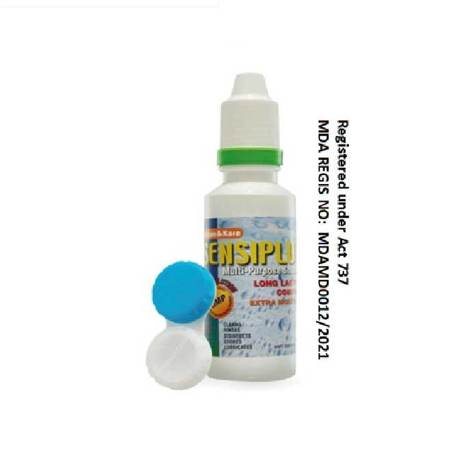 K&K SENSIPLUS MPS 100ML + LENS CASE