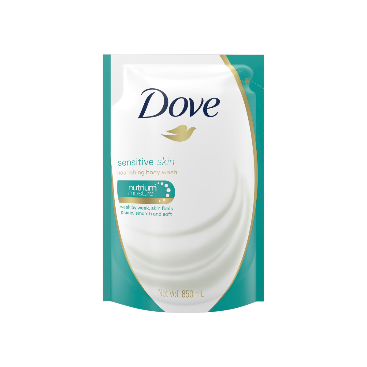 DOVE BODY WASH SENSITIVE SKIN REFILL 850ML
