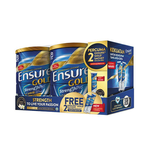 ENSURE GOLD VANILLA 800G 2S FOC 2 SACHETS