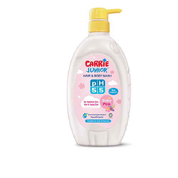 CARRIE JUNIOR HAIR & BODY WASH PH5.5 BABY PINK 700G