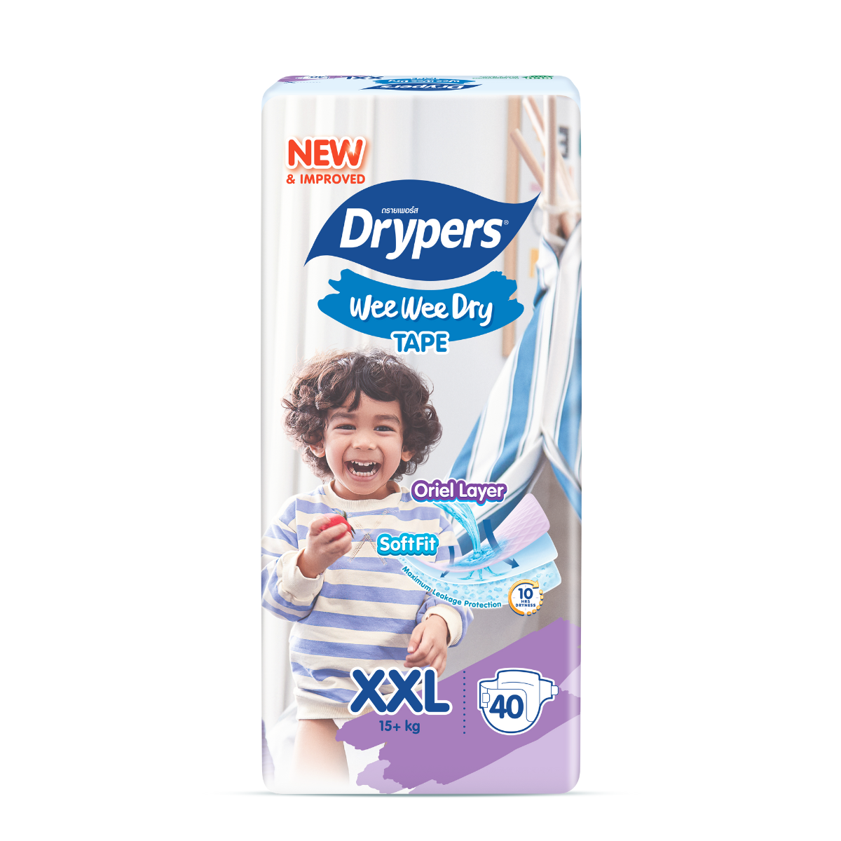 DRYPERS WEE WEE DRY XXL 40S