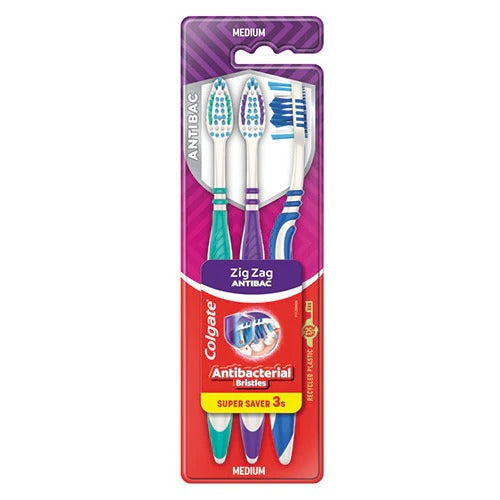 COLGATE TOOTHBRUSH ZIG ZAG MEDIUM
