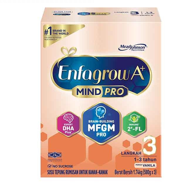 ENFAGROW A+ MINDPRO 2FL STEP 3 VANILLA 1.74KG