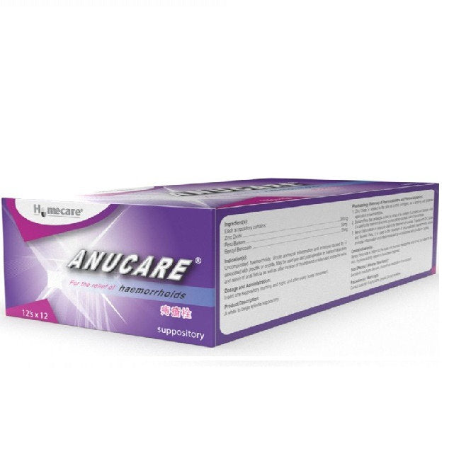 ANUCARE SUPPOSITORY 12X12S