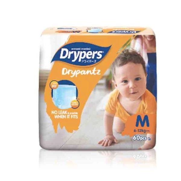 DRYPERS DRYPANTZ M 58S