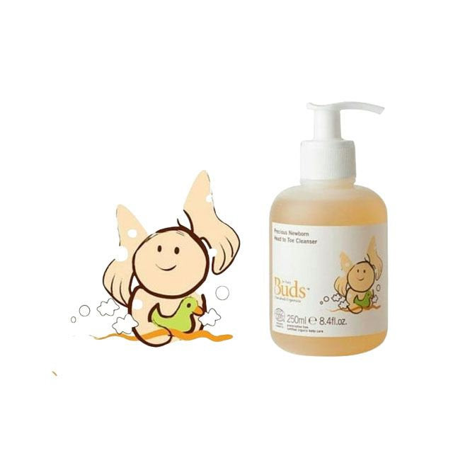 BUDS HAPPY BABY HEAD TO TOE CLEANSER 250ML