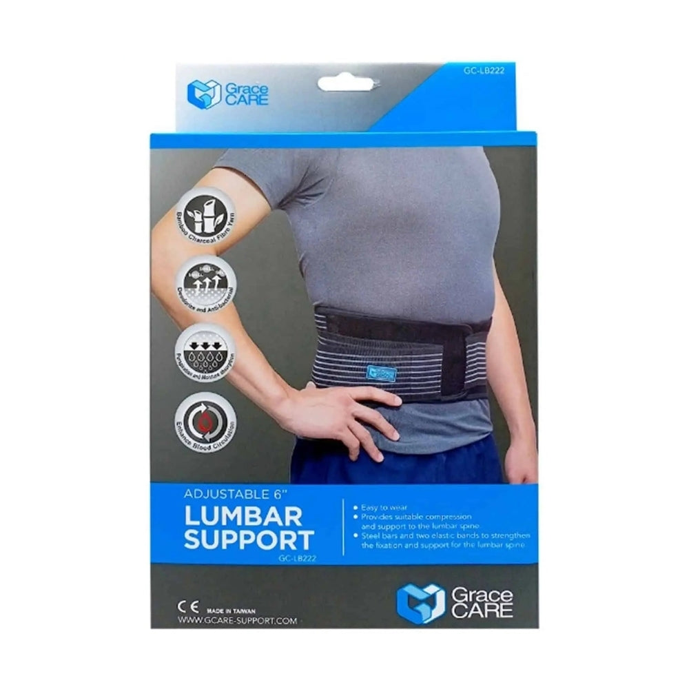 GRACE CARE ADJUSTABLE 6' LUMBAR SUPPORTSIZE L