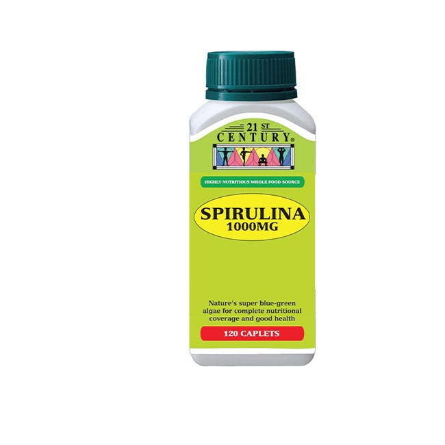 21ST CENTURY SPIRULINA 1000MG 120 CAPLETS