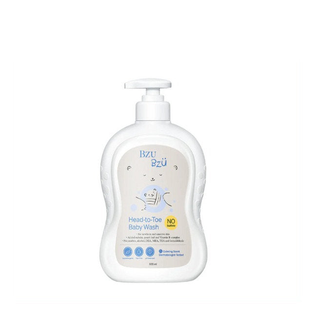 BZU BZU HEAD-TO-TOE BABY WASH 600ML