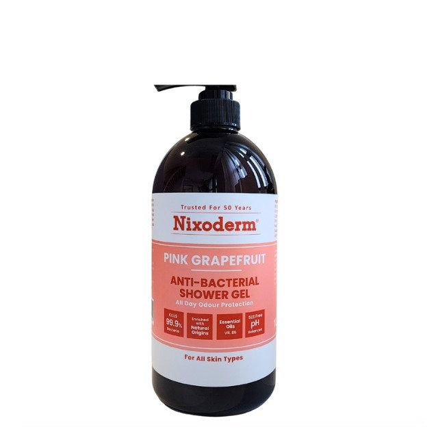 NIXODERM ANTI-BACTERIAL SHOWER GEL PINK GRAPEFRUIT 1L