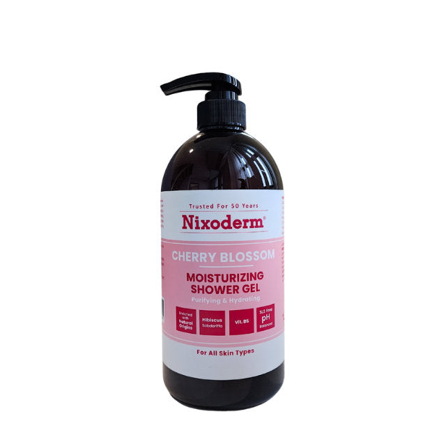 NIXODERM MOISTURIZING SHOWER GEL CHERRY BLOSSOM 1L
