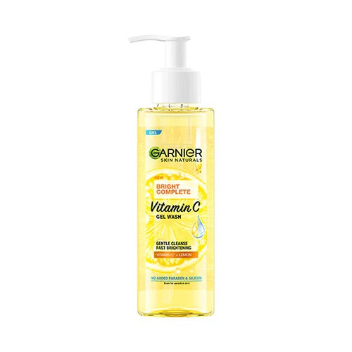 GARNIER BRIGHT COMPLETE VITAMIN C GEL WASH 120ML