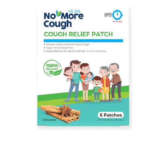 NO MORE COUGH RELIEF PATCH 6S
