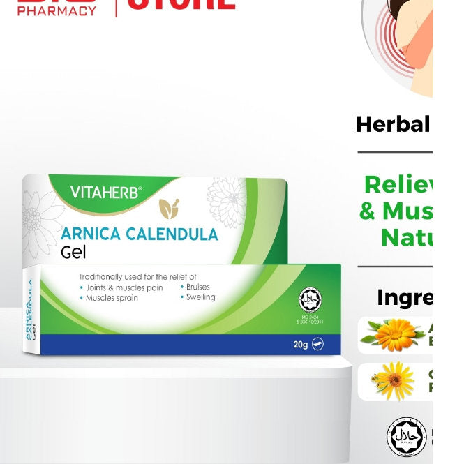 VITAHERB ARNICA CALENDULA GEL 20G