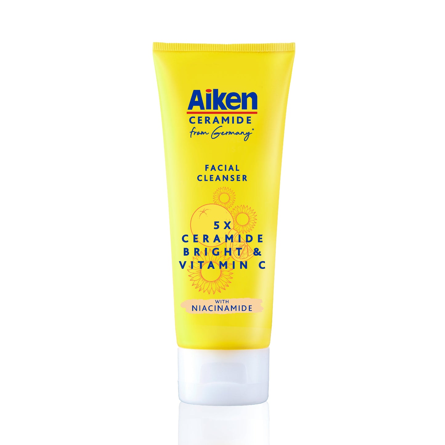 AIKEN 5X CERAMIDE BRIGHT & VITAMIN C FACIAL CLEANSER 100G