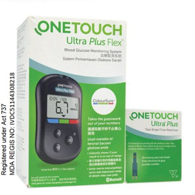 ONETOUCH ULTRA PLUS FLEX METER STARTER KIT + ULTRA PLUS STRIP 25S