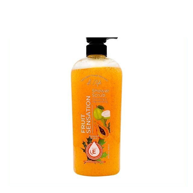 A.LIFE SHOWER SCRUB FRUIT SENSATION PAPAYA & GUAVA 700ML