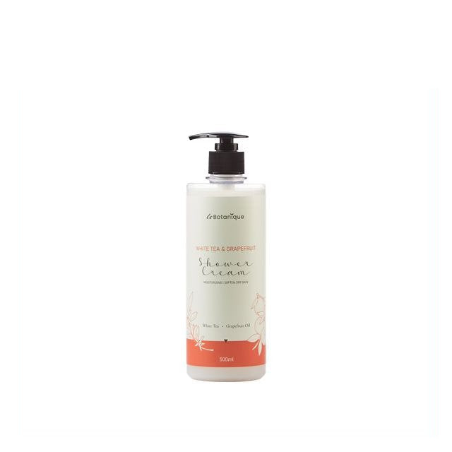 LEBOTANIQUE WHITE TEA & GRAPEFRUIT SHOWER CREAM 500ML