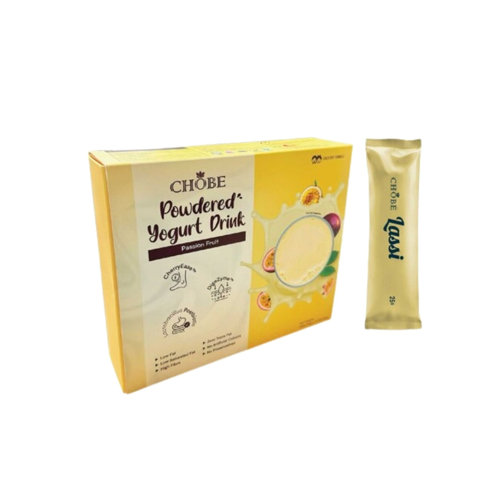 CHOBE POWDERED YOGURT DRINK PASSION FRUIT 25G 12S