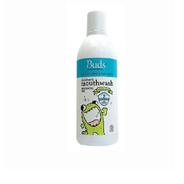 BUDS CHILDREN MOUTHWASH GREEN APPLE 300ML