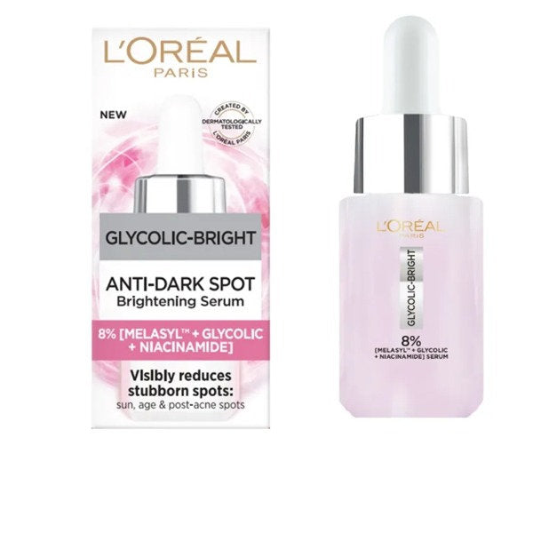 LOREAL GLYCOLIC-BRIGHT ANTI-DARK SPOT BRIGHTENING SERUM 15ML