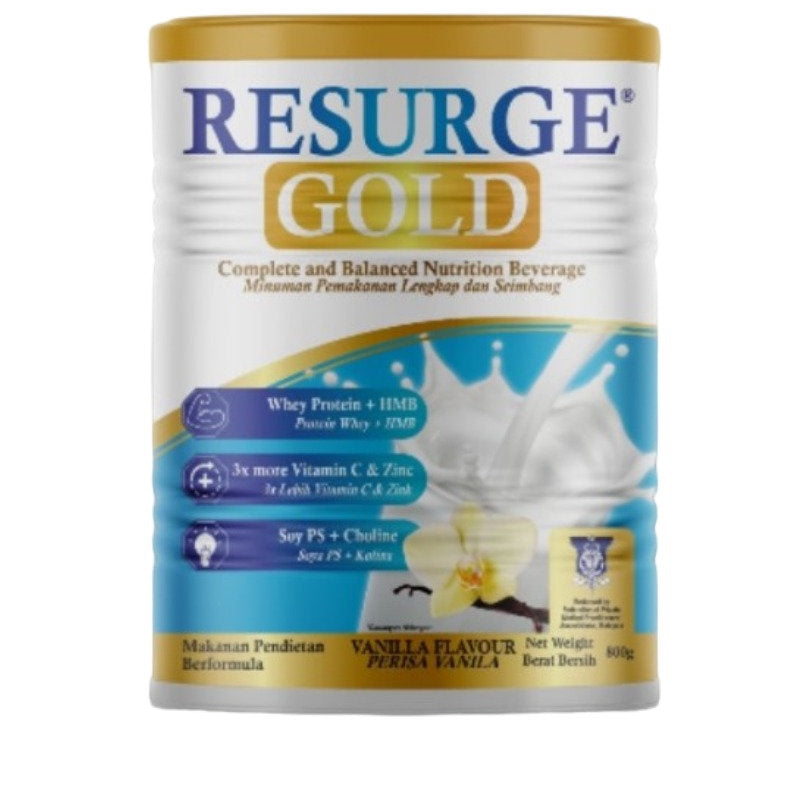 RESURGE GOLD VANILLA 800G