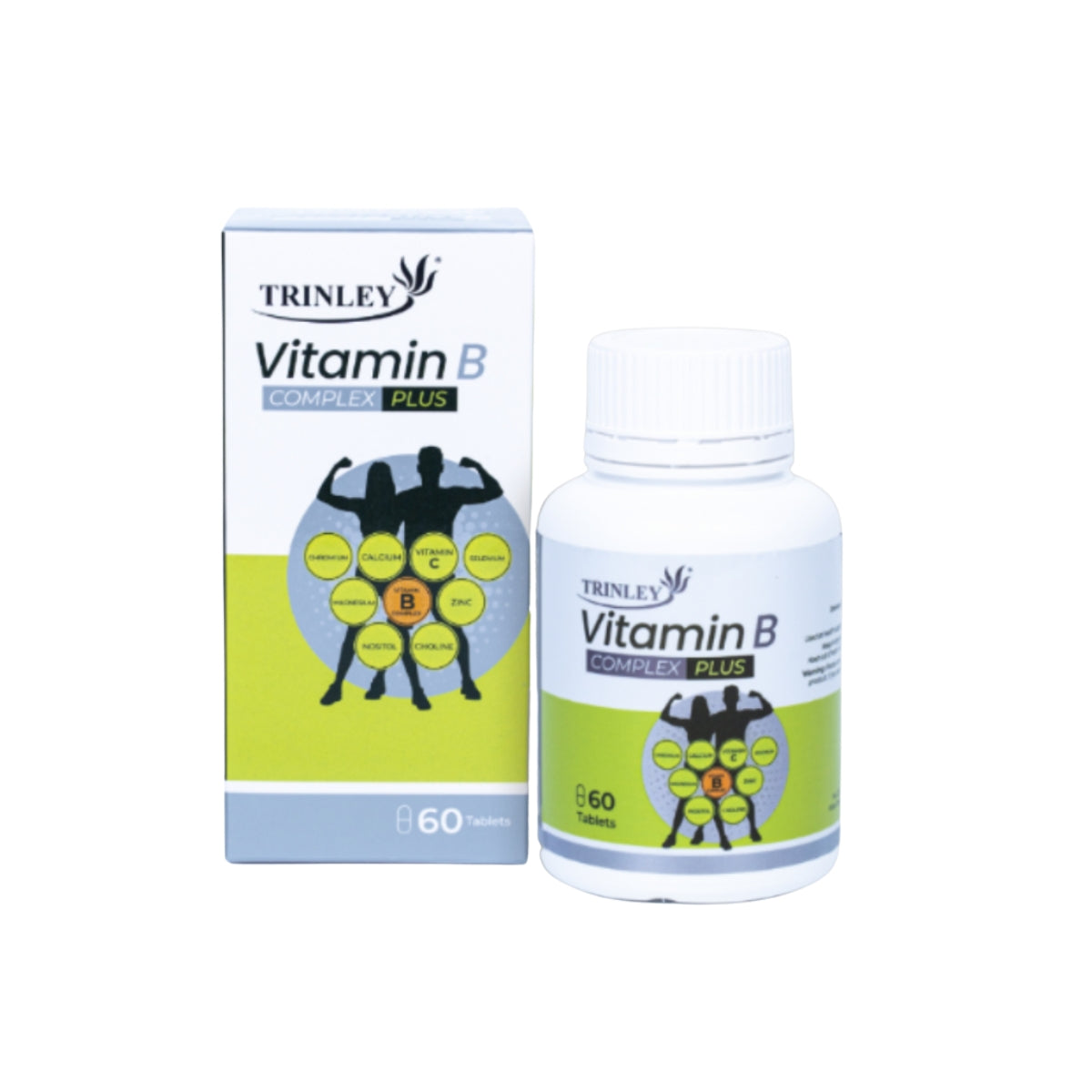TRINLEY VITAMIN B COMPLEX PLUS 2X60S