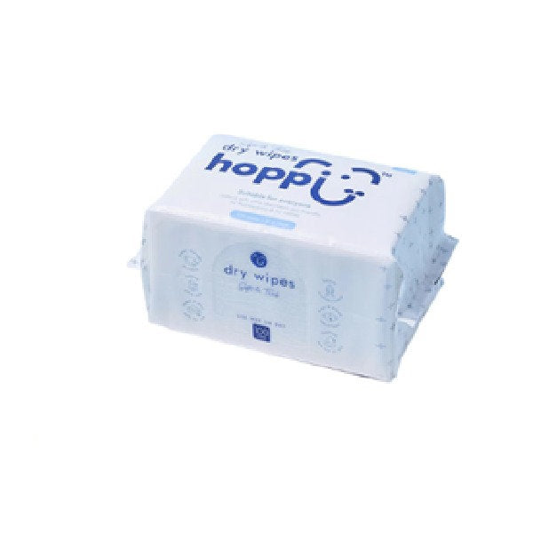 HOPPI DRY WIPES 100S x 12